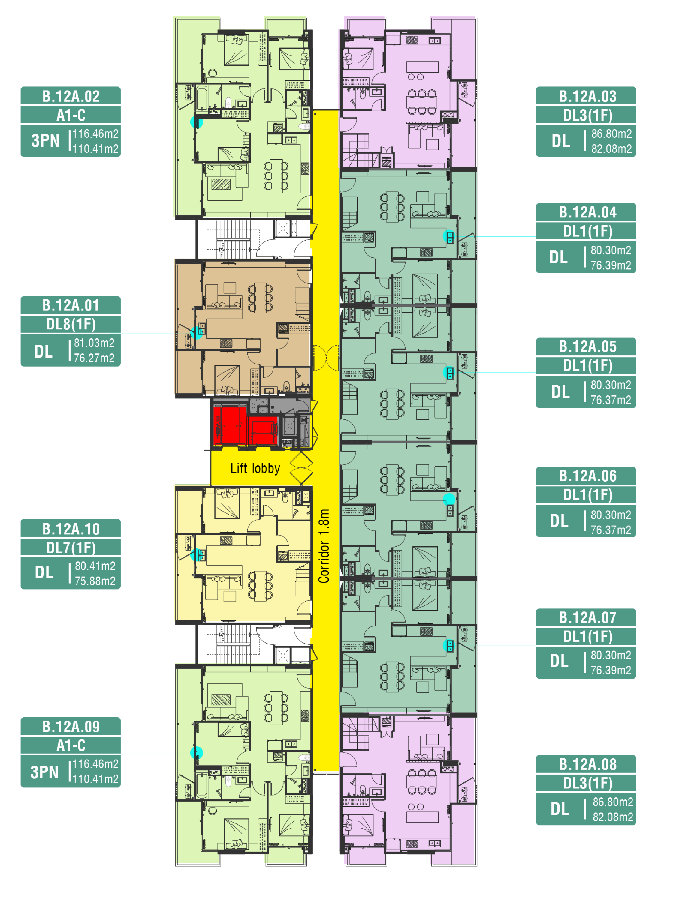 Duplex tầng 12