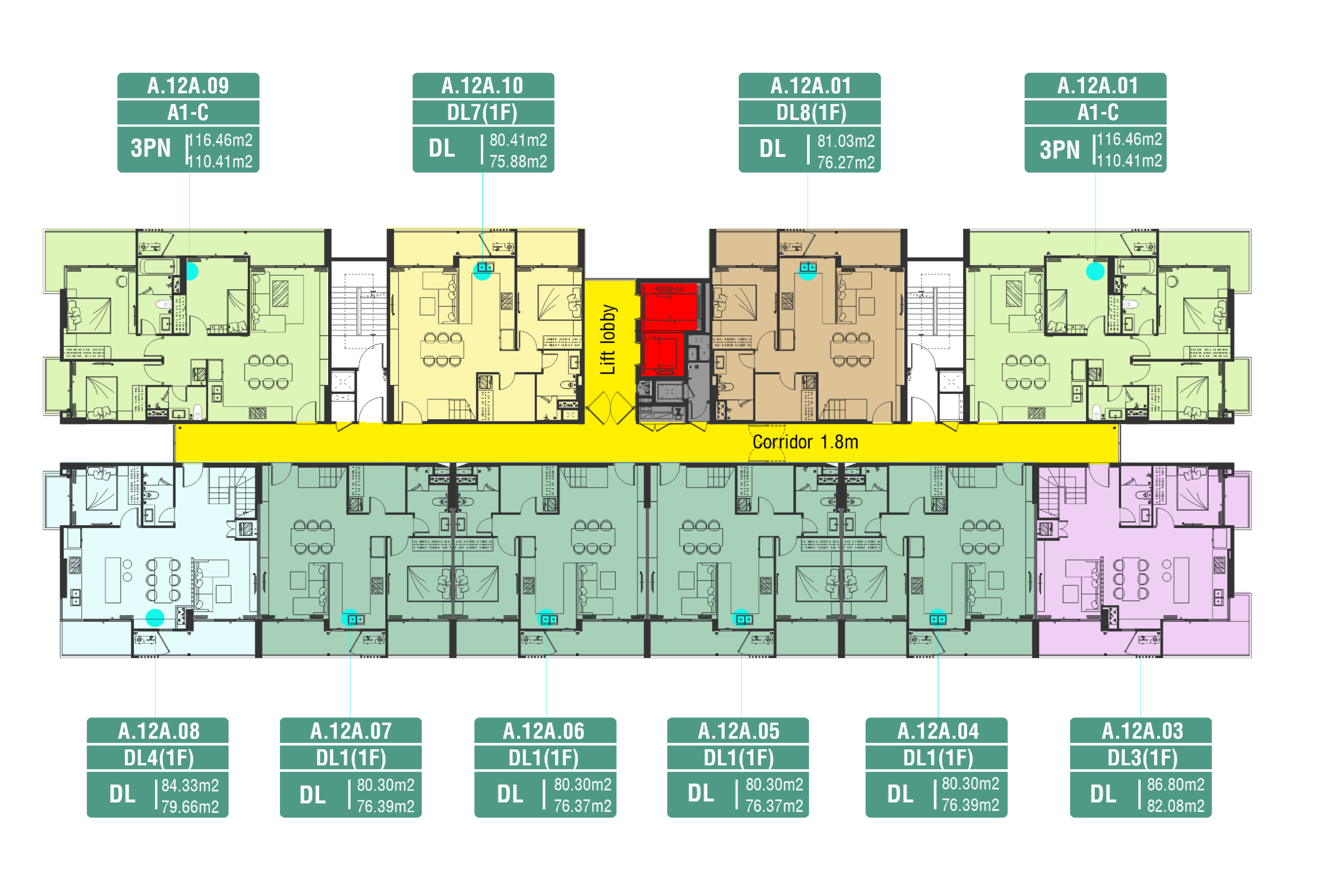 Duplex tầng 12