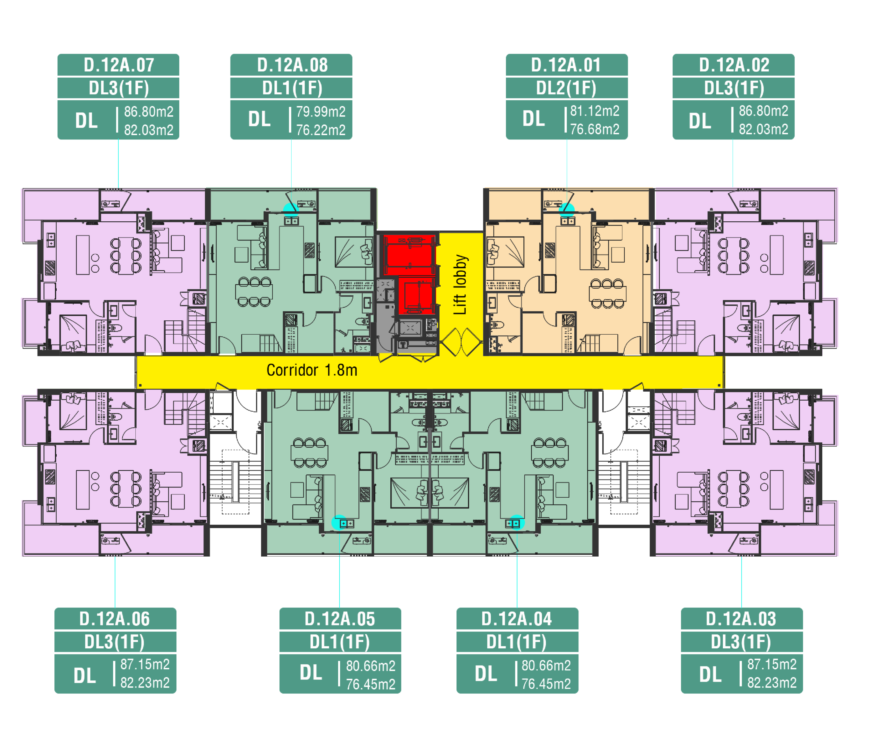 Duplex tầng 12