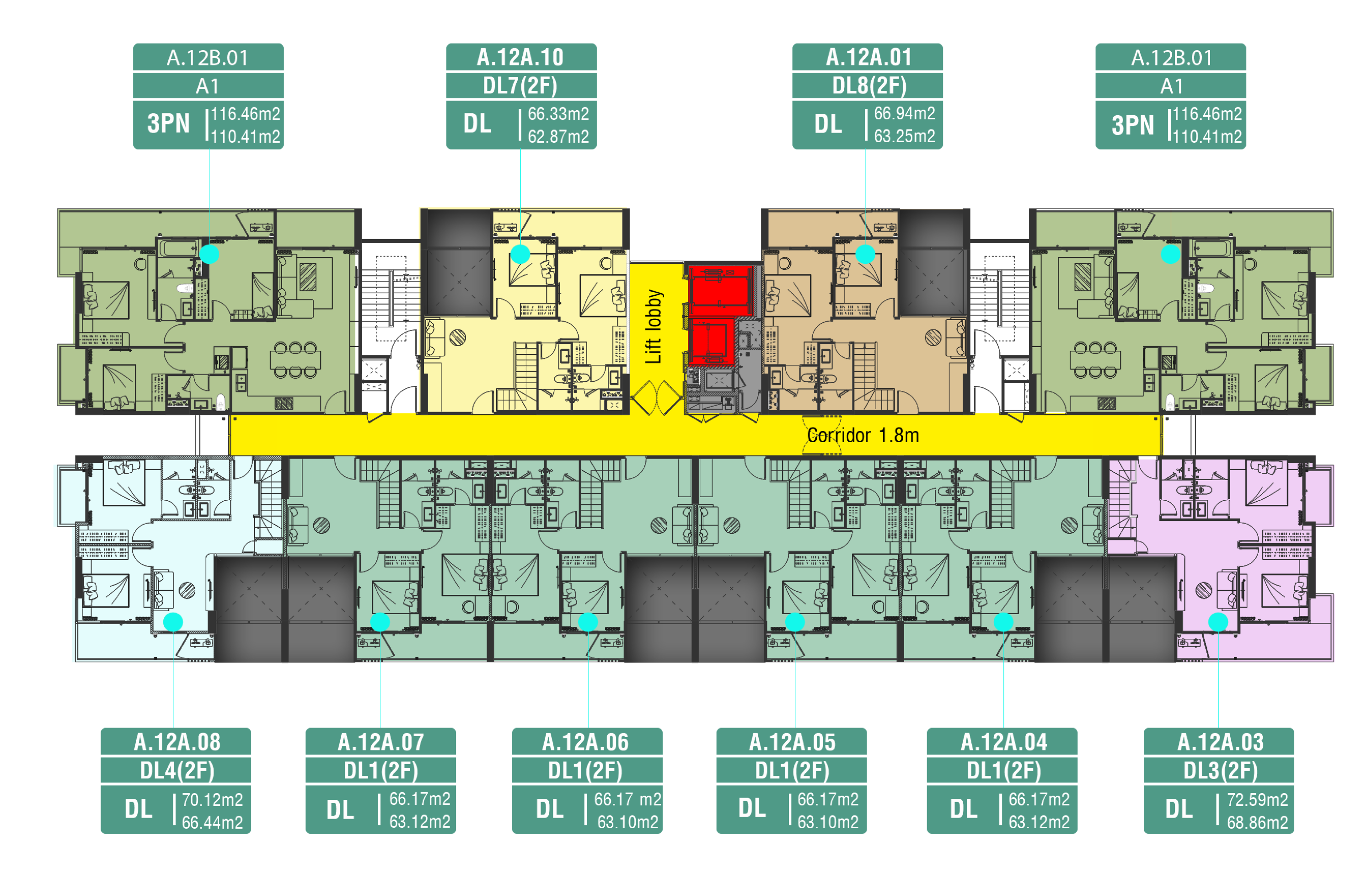 Duplex tầng 13