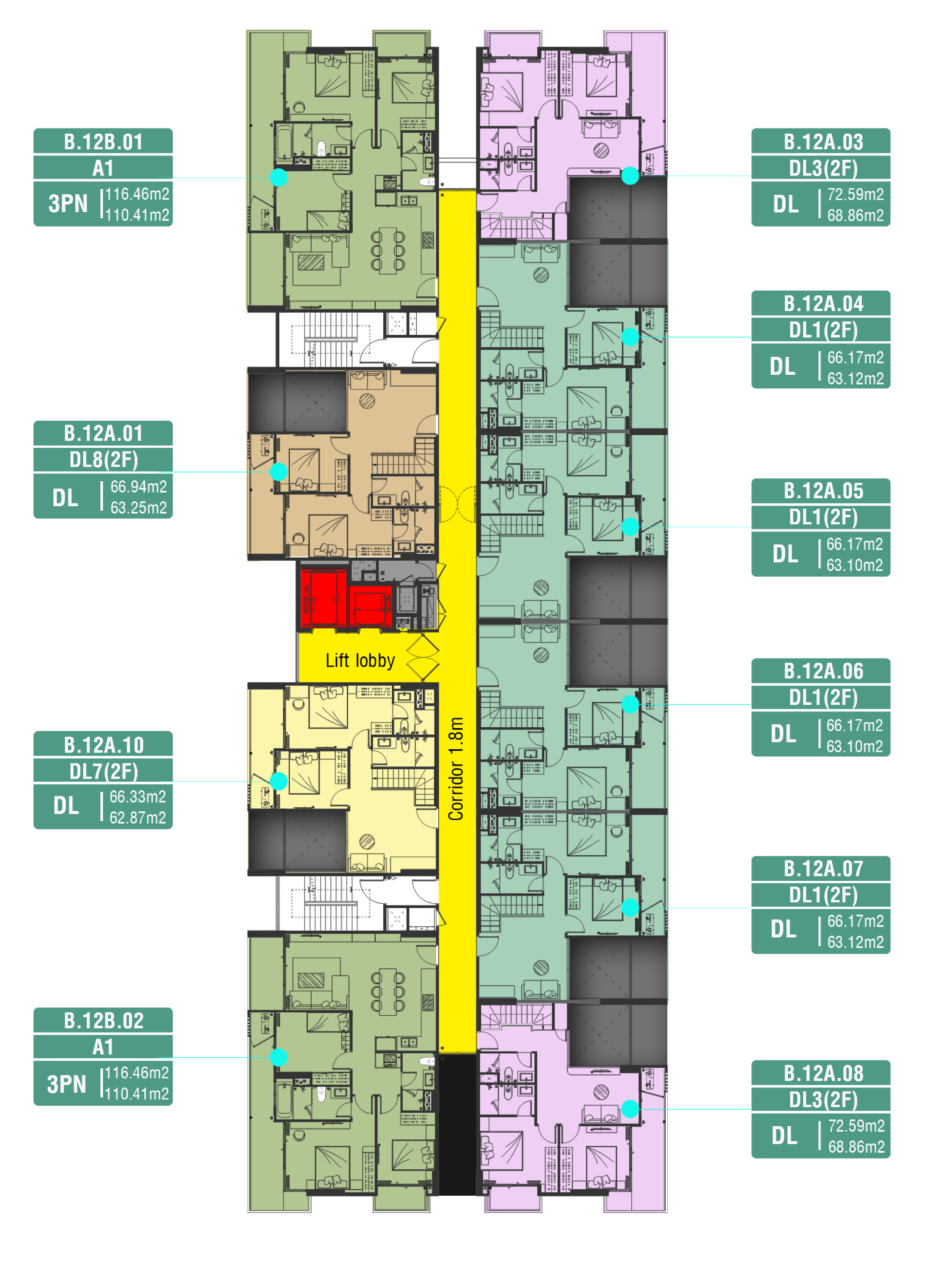 Duplex tầng 13