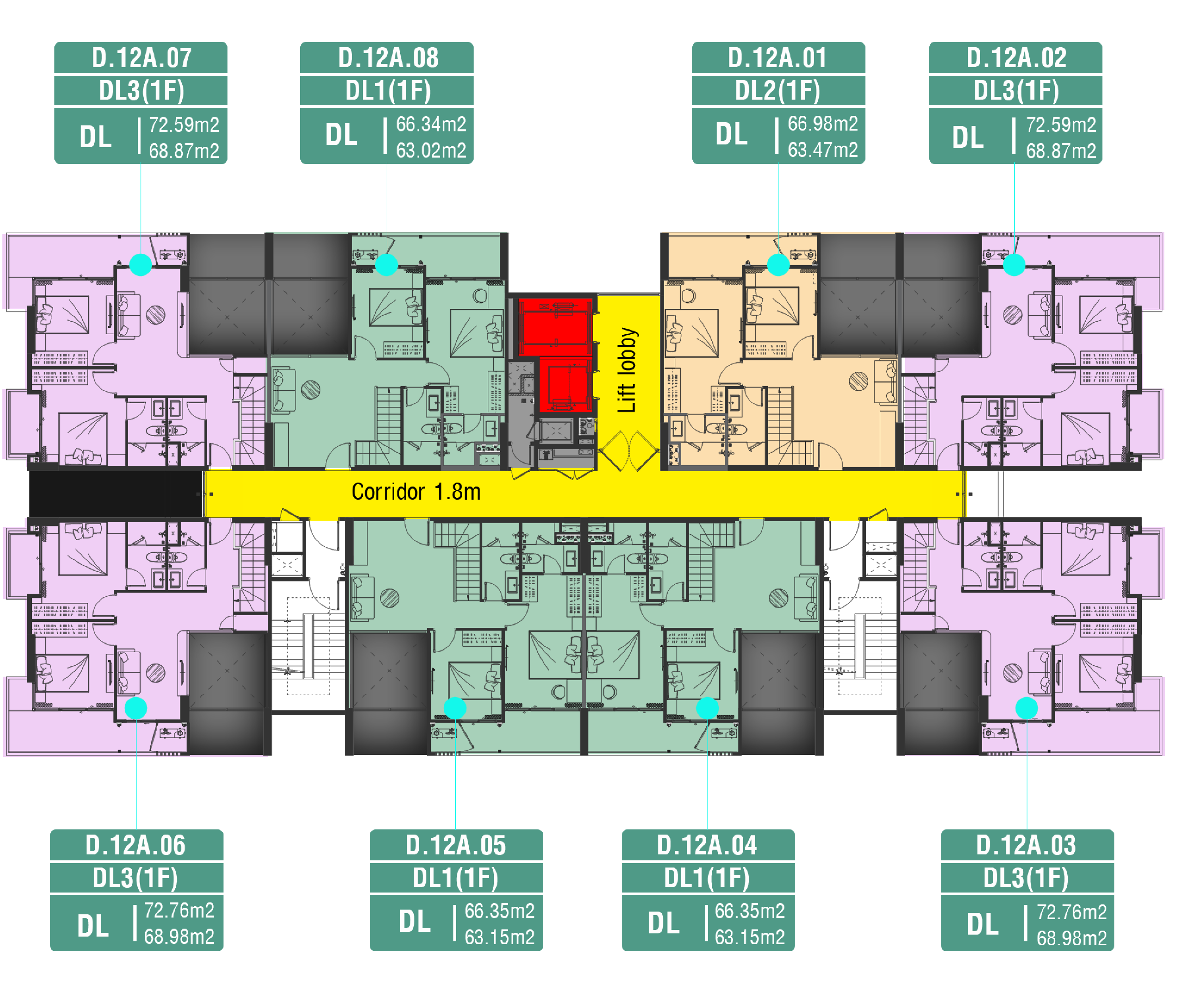 Duplex tầng 13