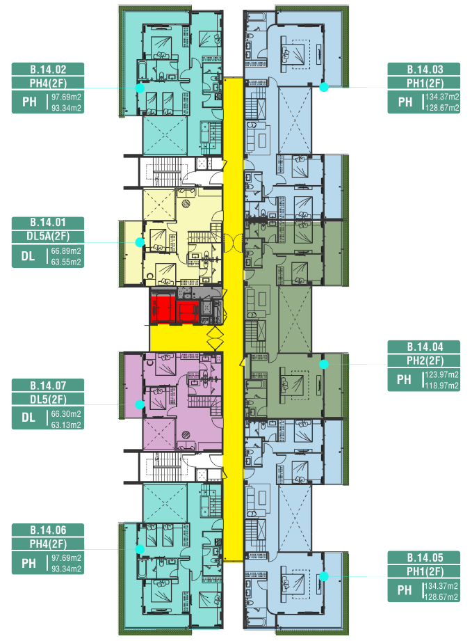 Duplex tầng 15