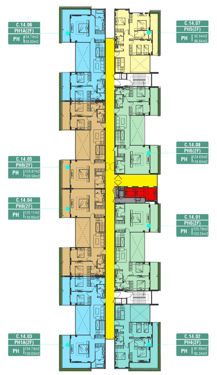 Penthouse tầng 15