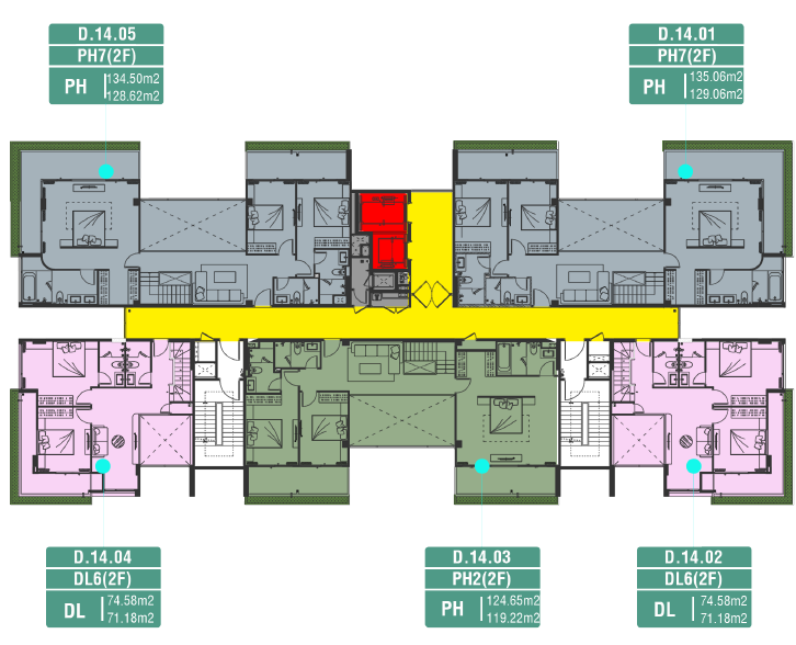 Duplex tầng 15