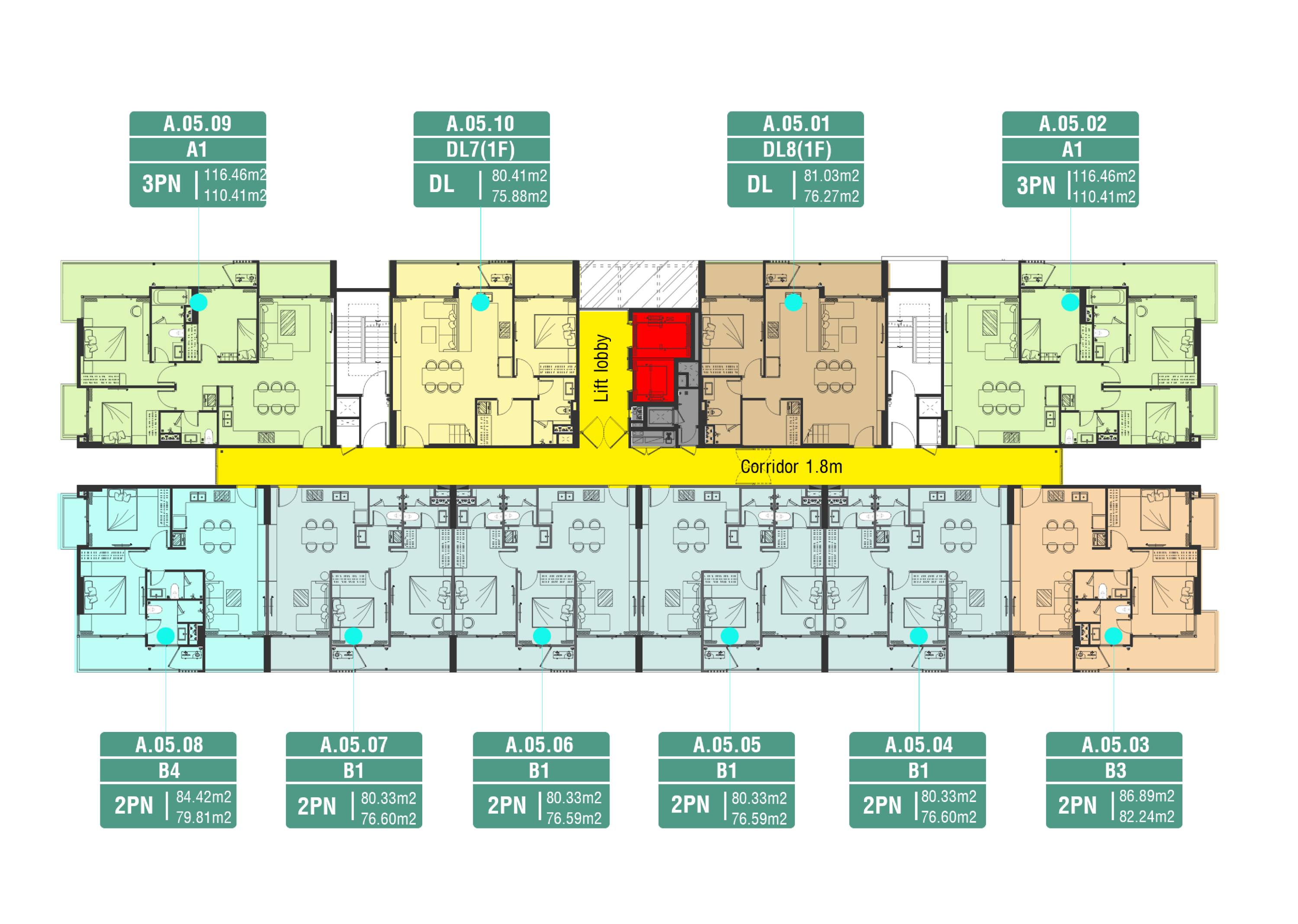 Duplex tầng 5