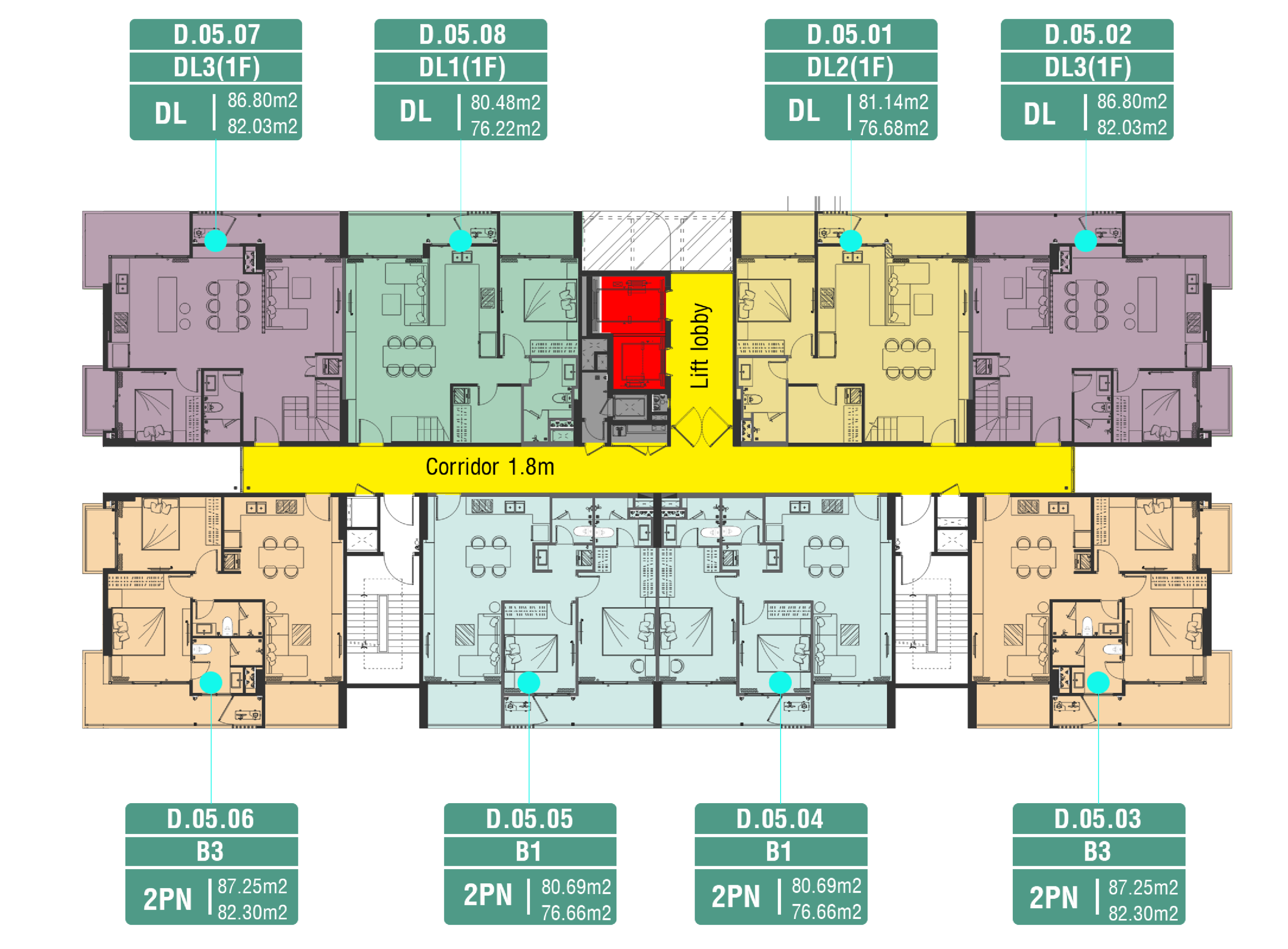 Duplex tầng 5